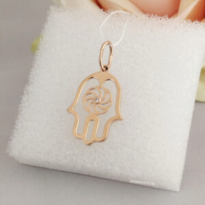 Золотий кулон хамса