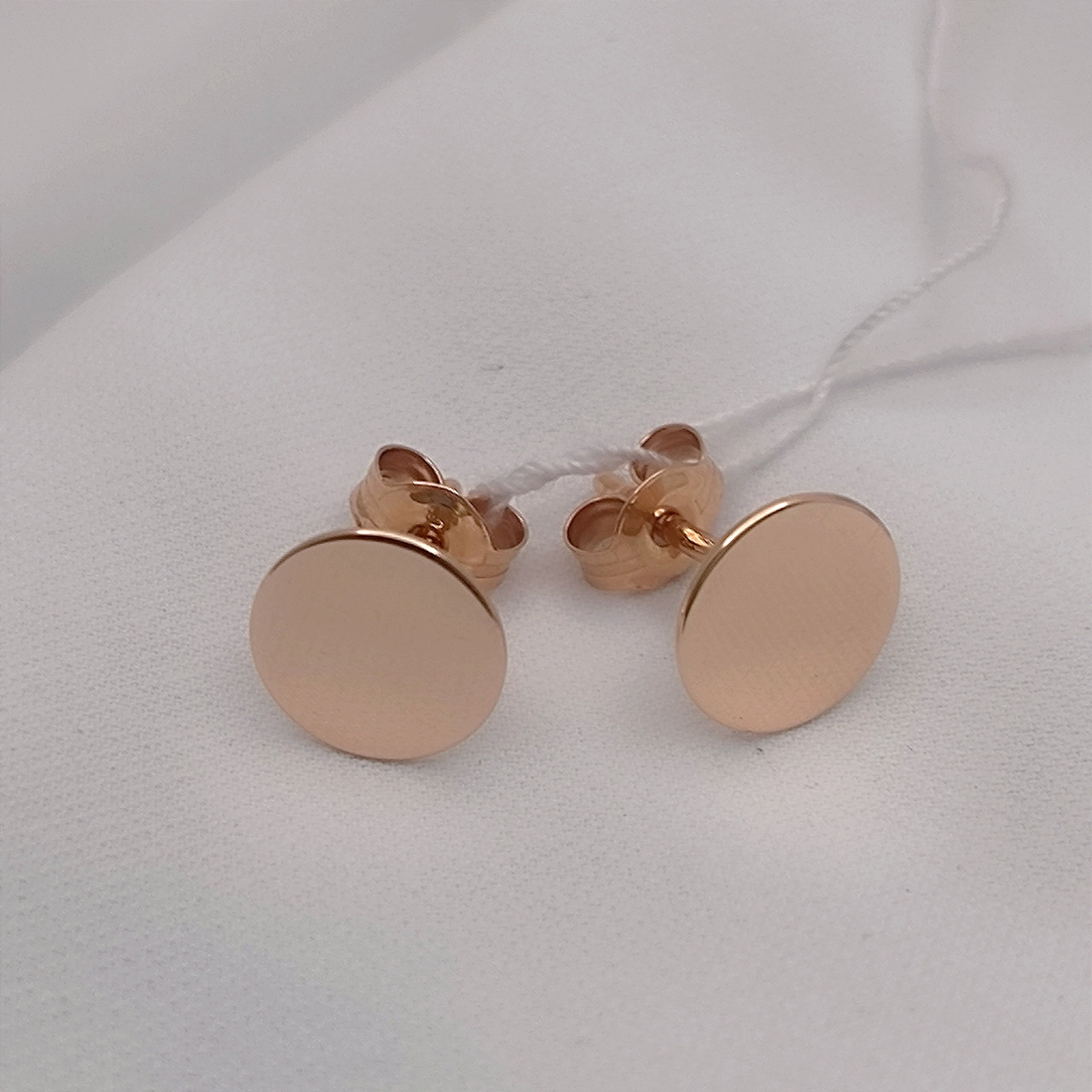 Золоті сережки гвоздики