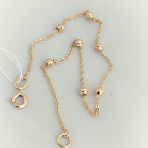 4785803810_zolotoj-braslet-s.jpg Золотий браслет із кульками, золотий браслет у стилі мінімалізм