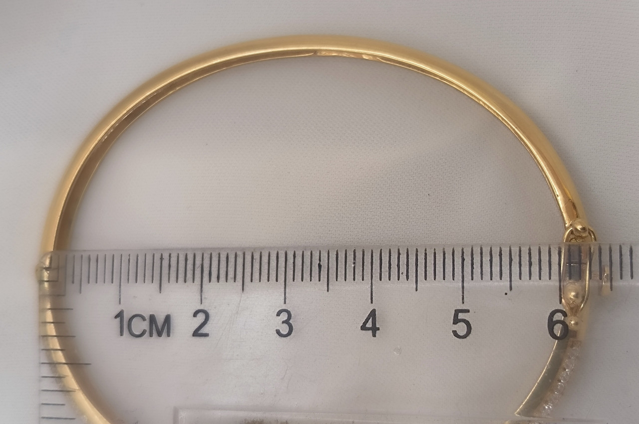 Золотий браслет цвяхів у лимонному золоті - Зображення 5