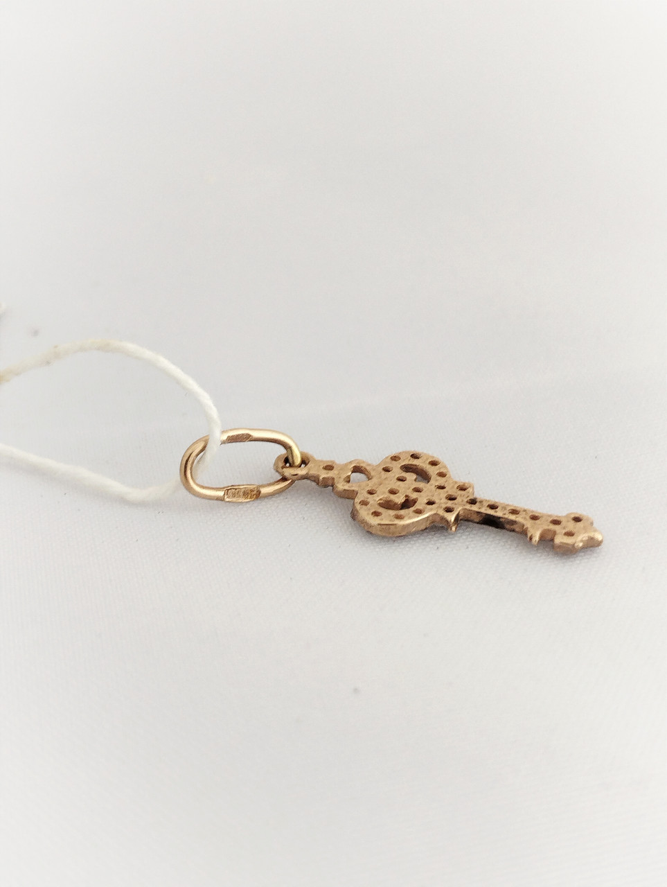 Золота підвіска у вигляді ключика 585 проби - Зображення 3