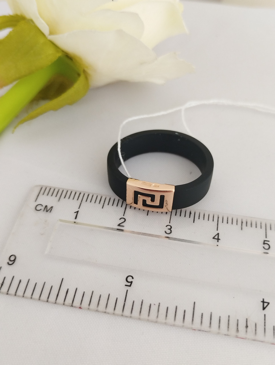 Каучукове кільце із золотом - Зображення 3