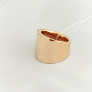 Золоте кільце без вставок, велике золоте кільце, широке золоте кільце