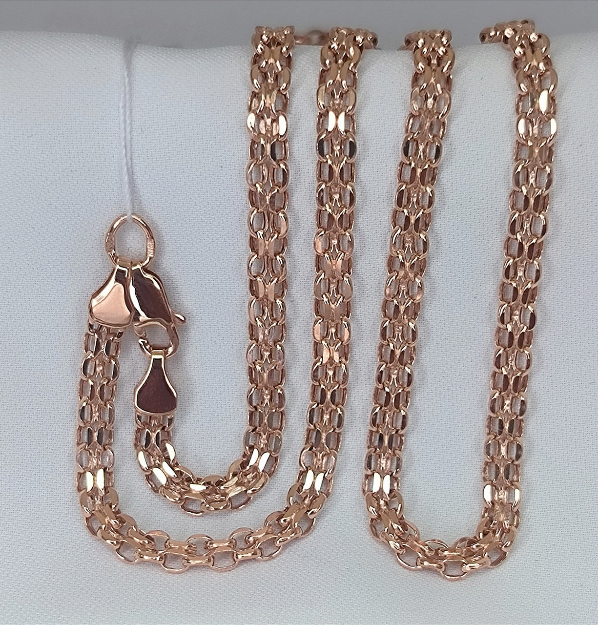 Золотий ланцюжок в червоному золоті 585 проби