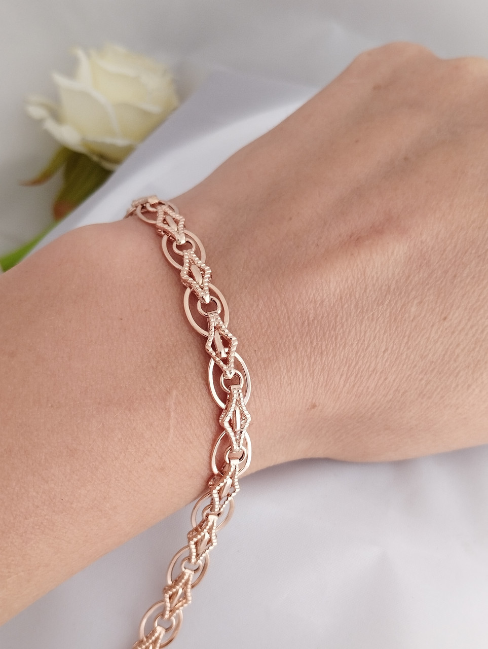 Золотий браслет 585 проби - Зображення 2