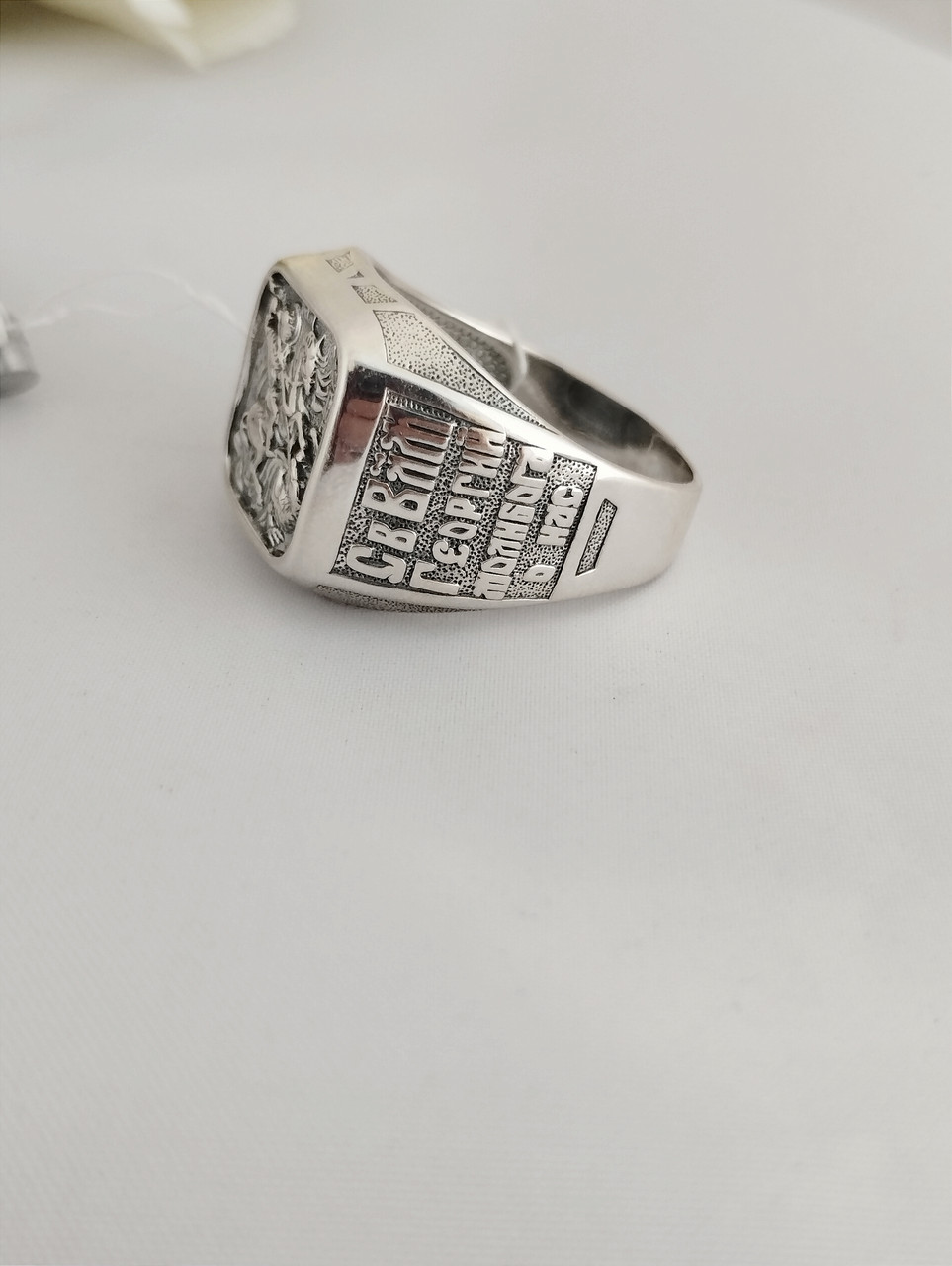 Срібний персень Георгій Переможець - Зображення 2