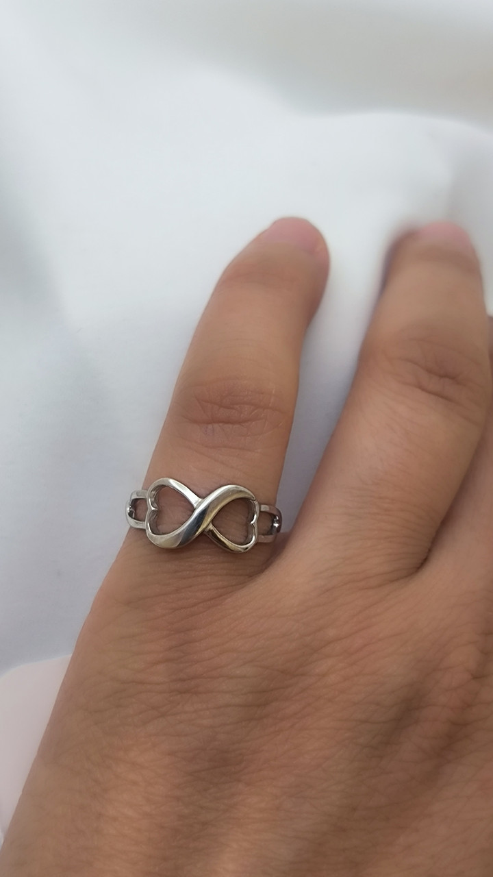 Срібне кільце нескінченність - Зображення 3
