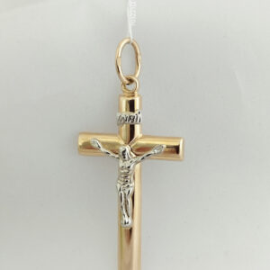 Золотий хрест із розп'яттям