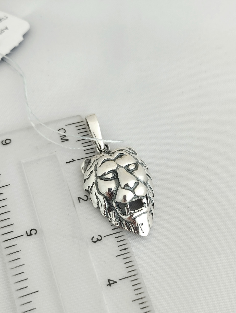 Срібний кулон лев - Зображення 2