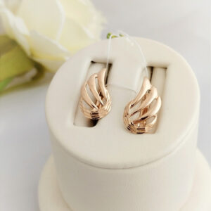 Золоті сережки без вставок