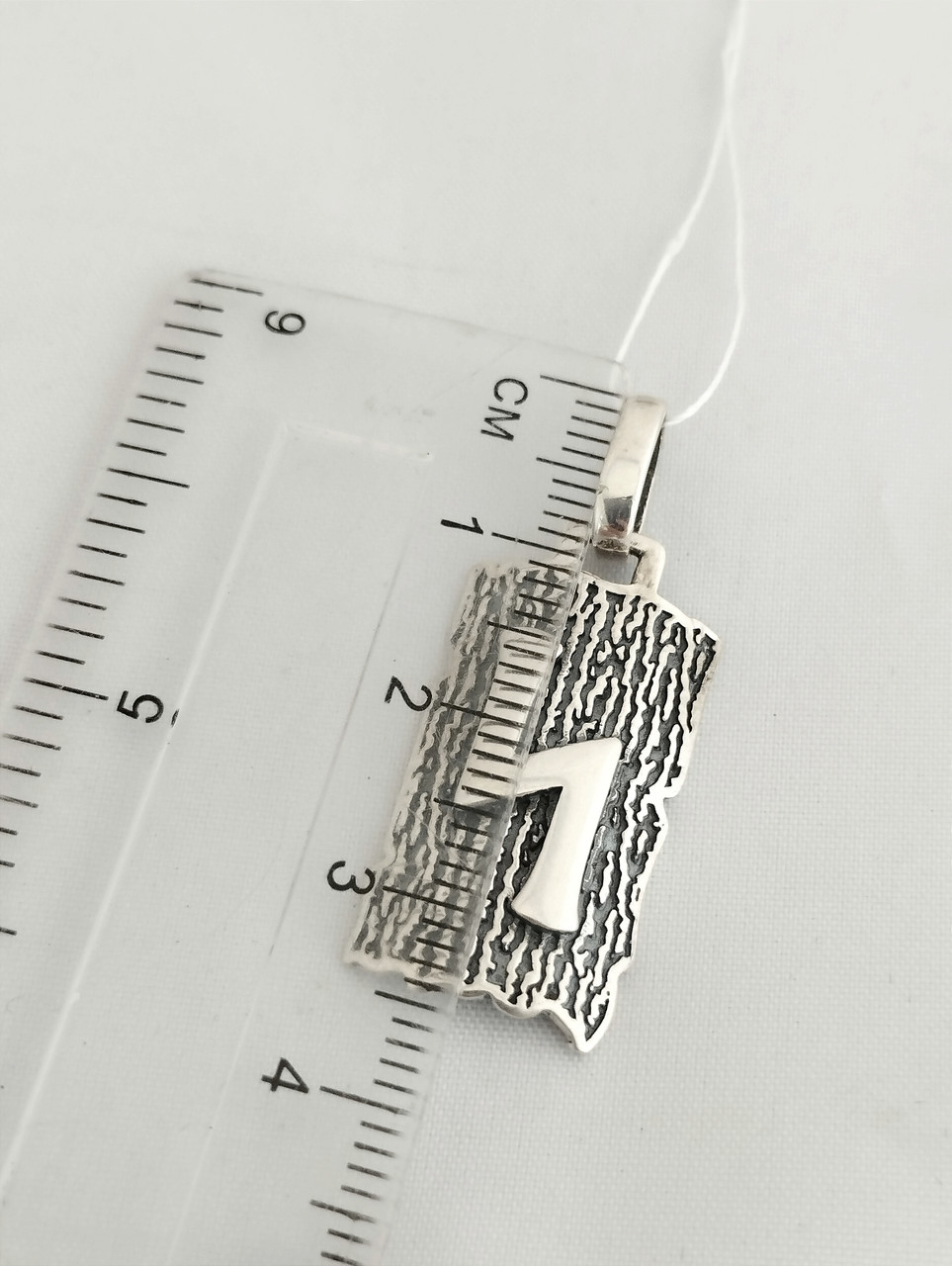 Срібний кулон амулет оберег руни слов'янські руни - Зображення 2