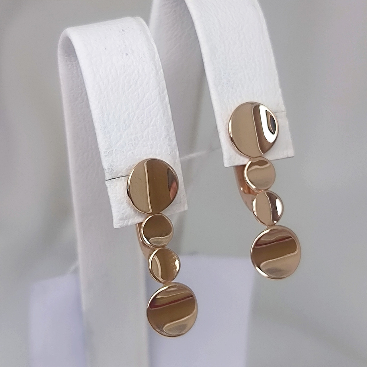 Золоті сережки без вставок