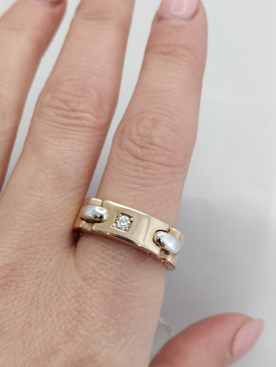 Золотий перстінь з цирконієм Ukr-Gold - Зображення 3