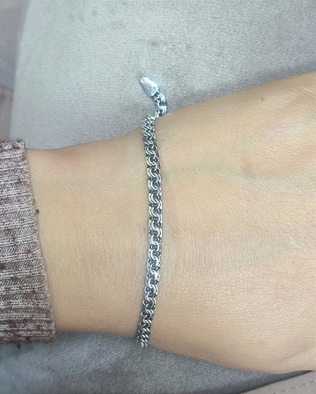 Срібний браслет Бісмарк - Зображення 4