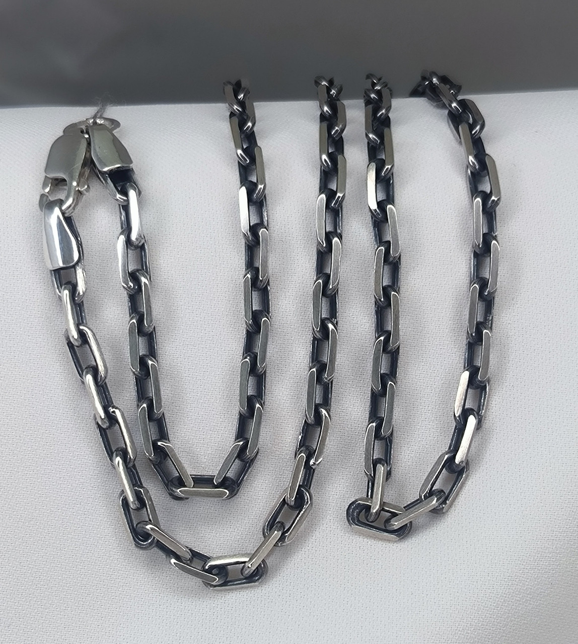 Срібний ланцюг якір, серебряная цепь якорь - Зображення 2