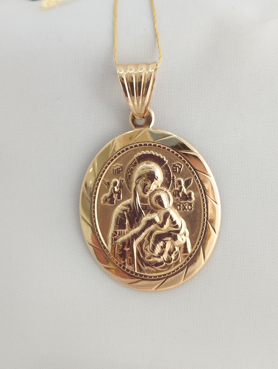 Золота підвіска ікона Ukr-Gold