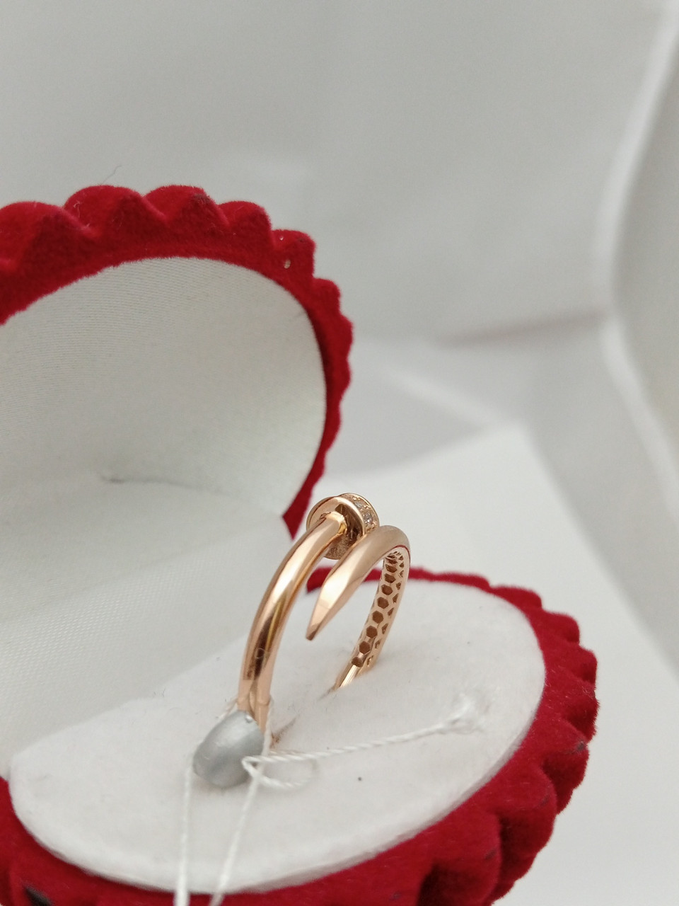 Золоте каблучка Uкг-Gold гвіздок - Зображення 4