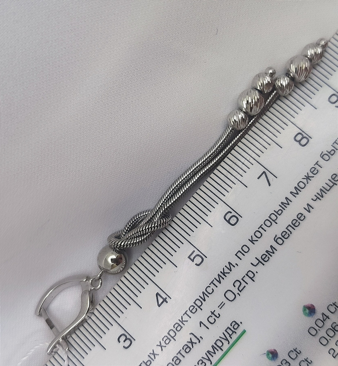 Срібні сережки 925 проби англійською замком Ukr-gold.com - Зображення 2