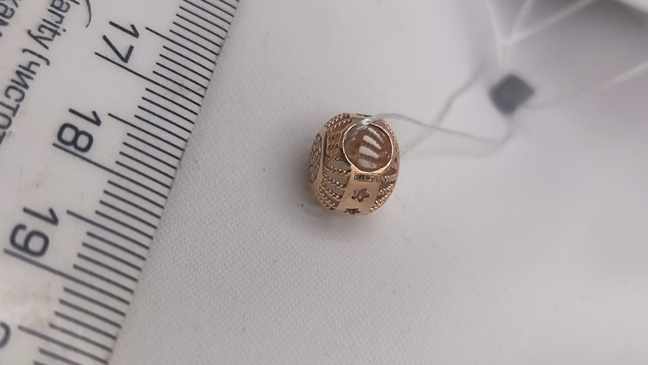 Золотий кулон у червоному золоті 585 проби Ukr-gold.com - Зображення 3