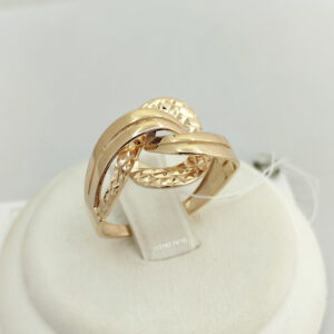 Золоте кільце без вставок Ukr-Gold