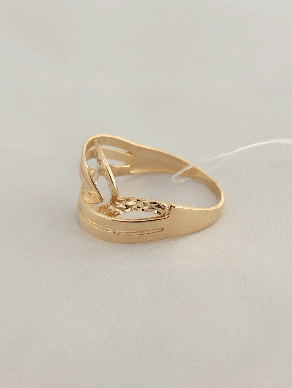 Золоте кільце без вставок Ukr-Gold - Зображення 3