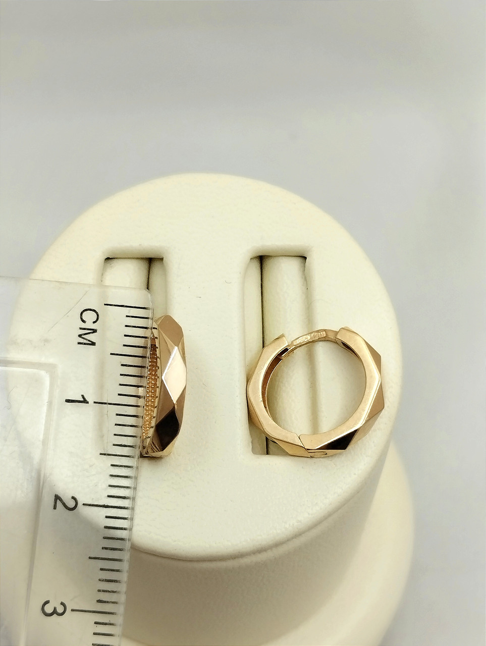Золоті сережки кільцяtrac-Gold - Зображення 2