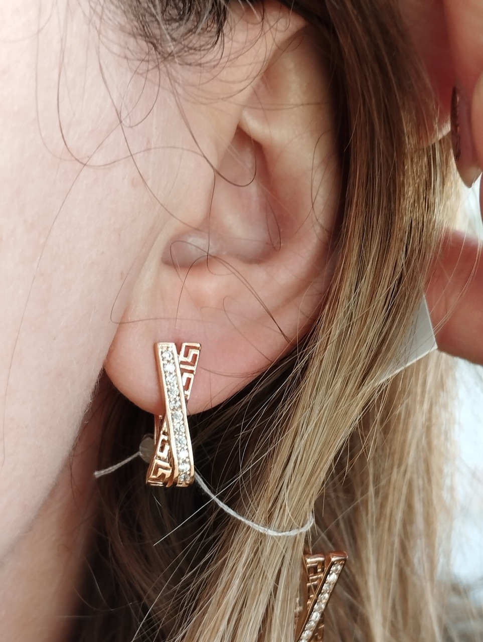 Золоті сережки Ukr-Gold - Зображення 3