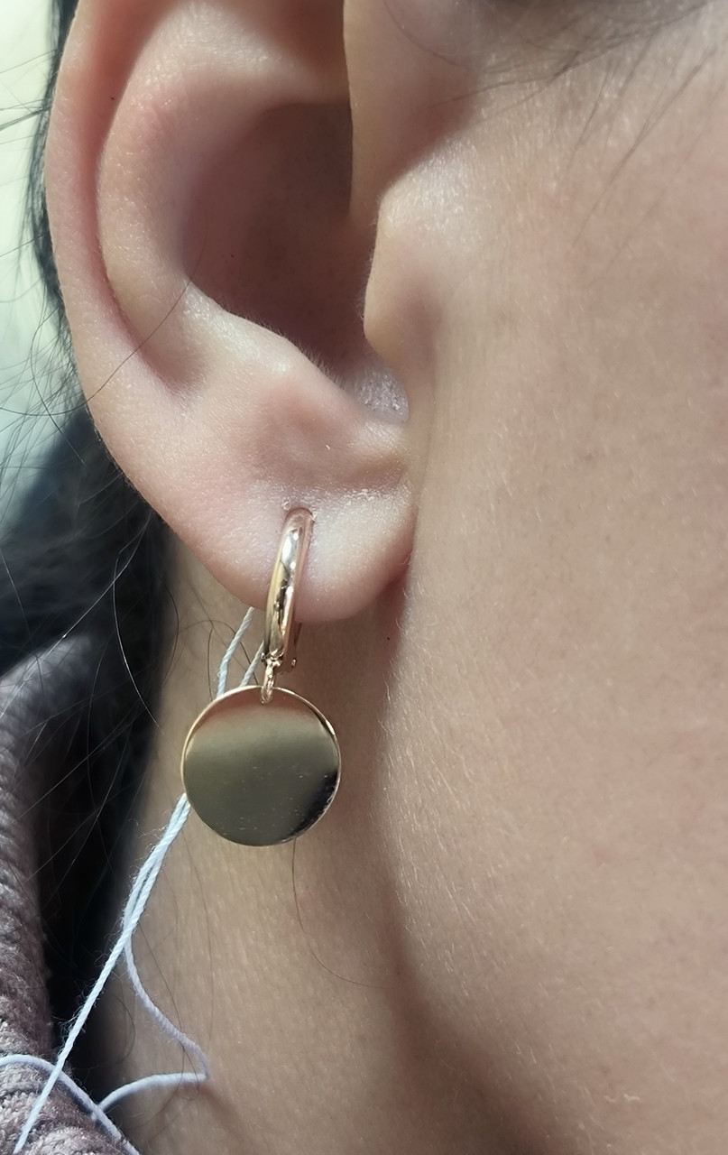 Золоті сережки монети Ukr-Gold - Зображення 5