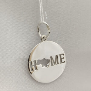 Срібний патріотичний кулон Home Ukr-Gold