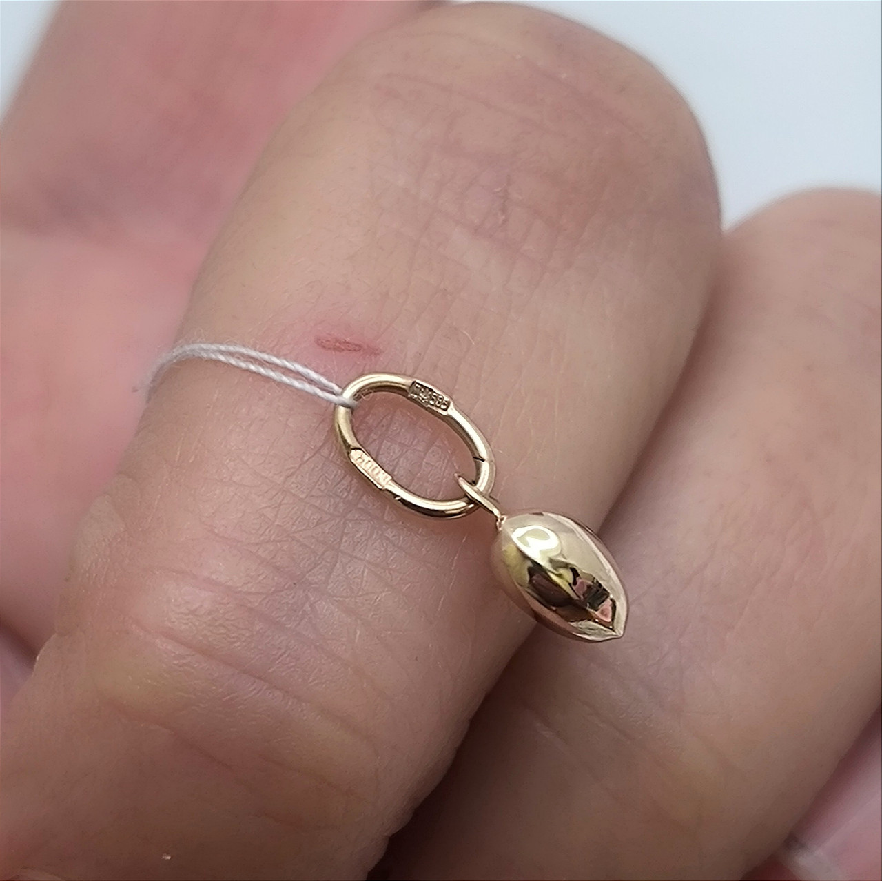 Золотий підвіс серце - Зображення 5