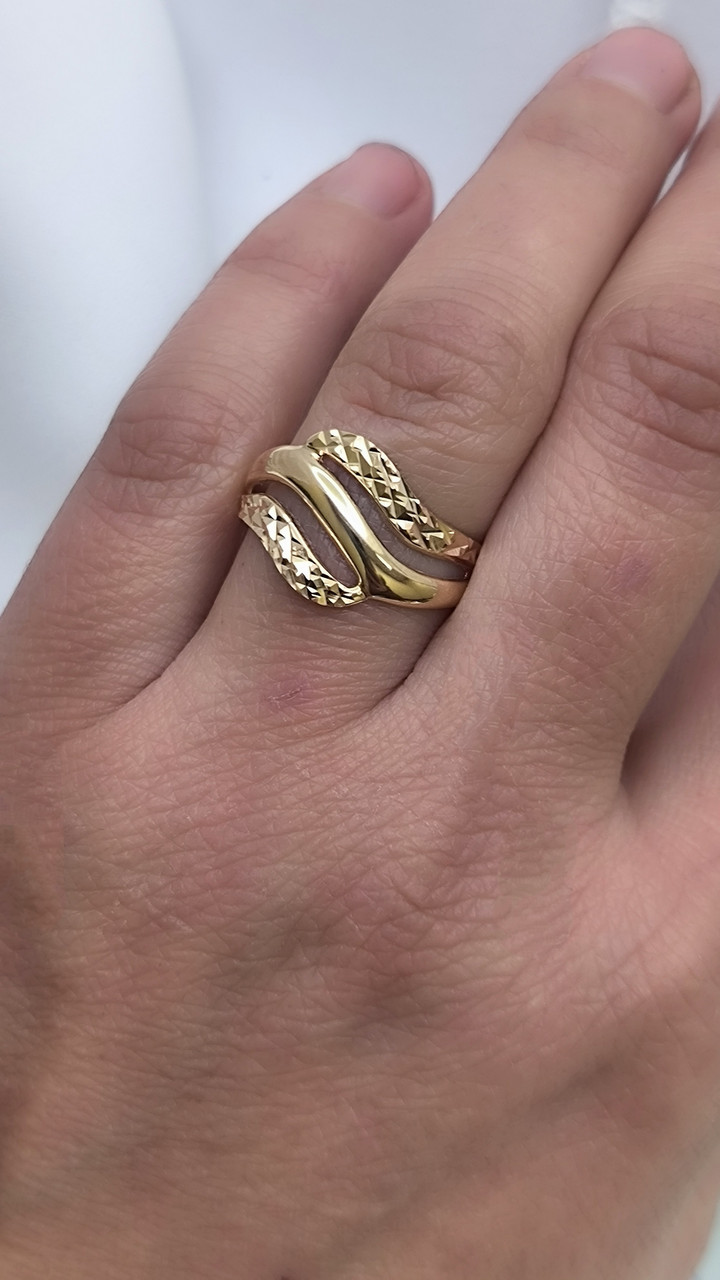 Кільце золоте 585 проби - Зображення 6