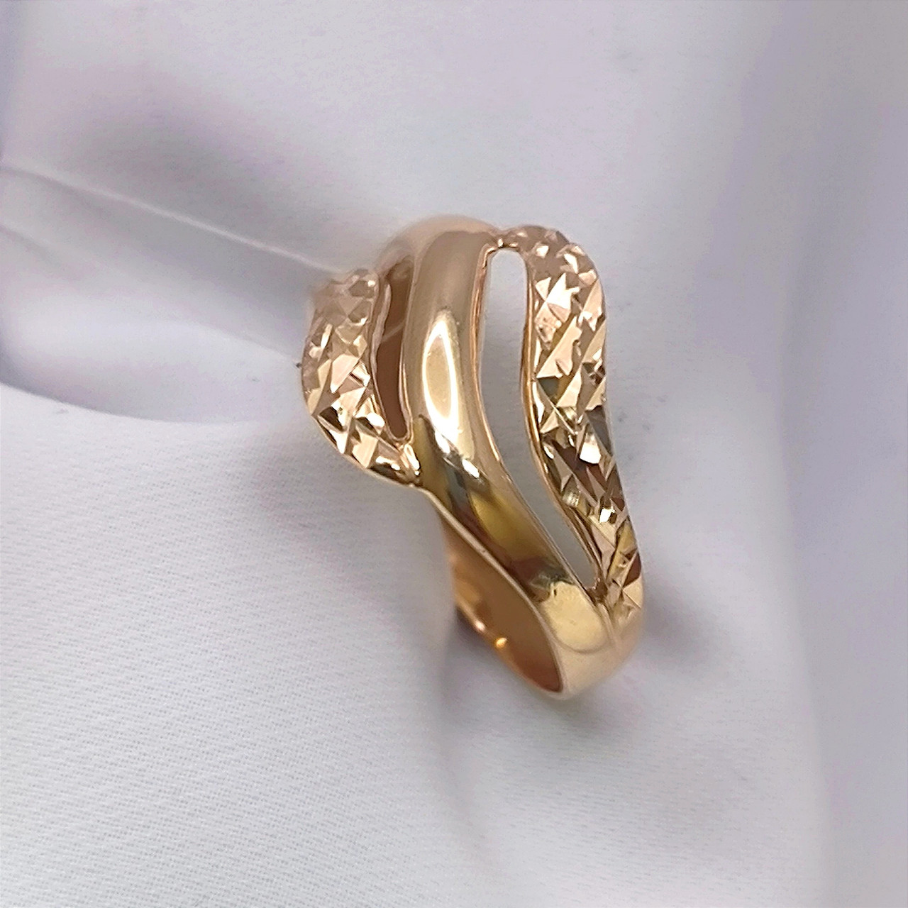 Кільце золоте 585 проби - Зображення 7