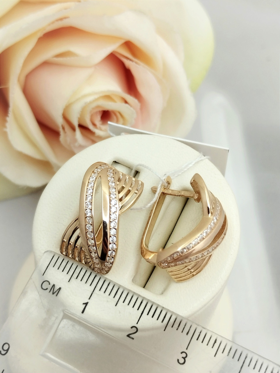 Золоті сережки Ukr-Gold - Зображення 3