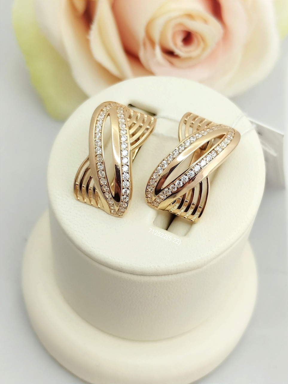 Золоті сережки Ukr-Gold