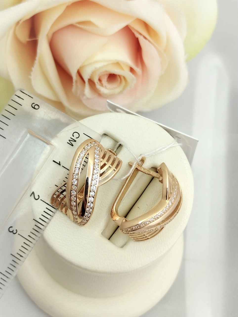 Золоті сережки Ukr-Gold - Зображення 2