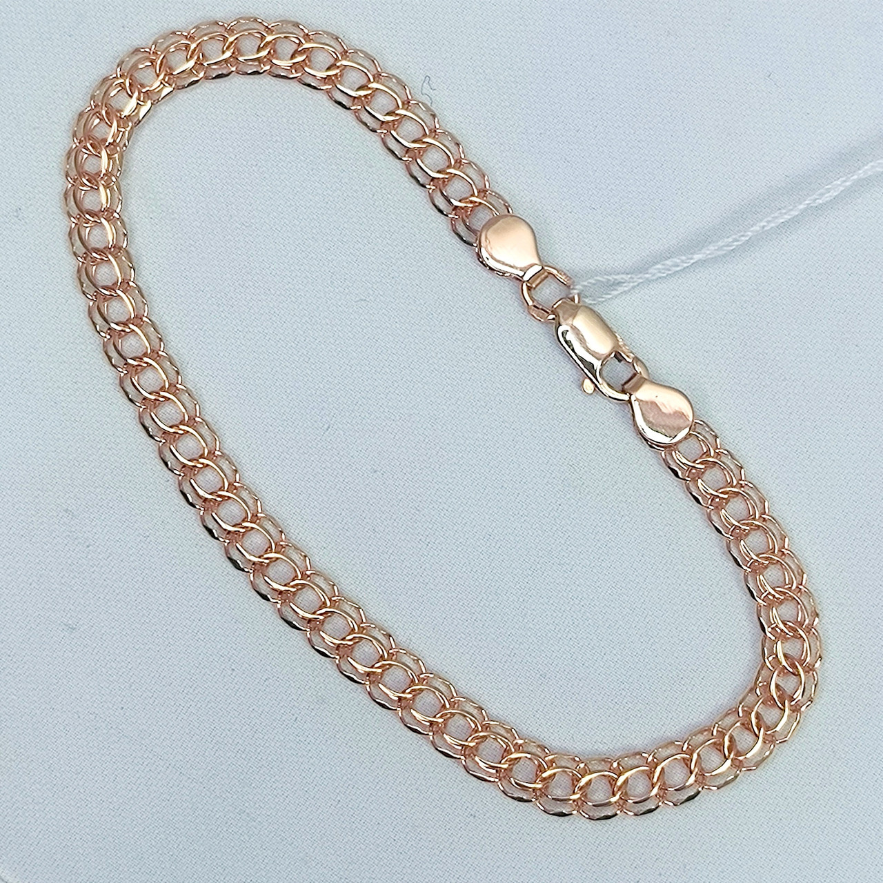 Золотий браслет кардинал з червоного золота 585 проби - Зображення 2