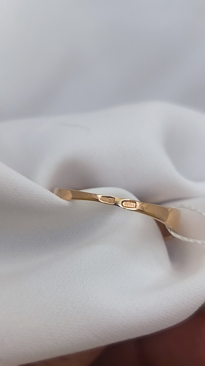 Чоловічий золотий персень із оніксом 585 проби - Зображення 5