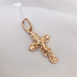 Золотий ажурний хрестик 585 проби Ukr-gold.com