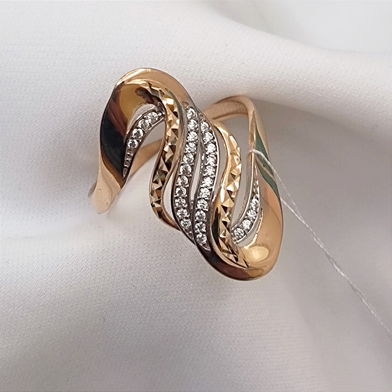 Золоте кільце 585 проби Ukr-gold.com - Зображення 4