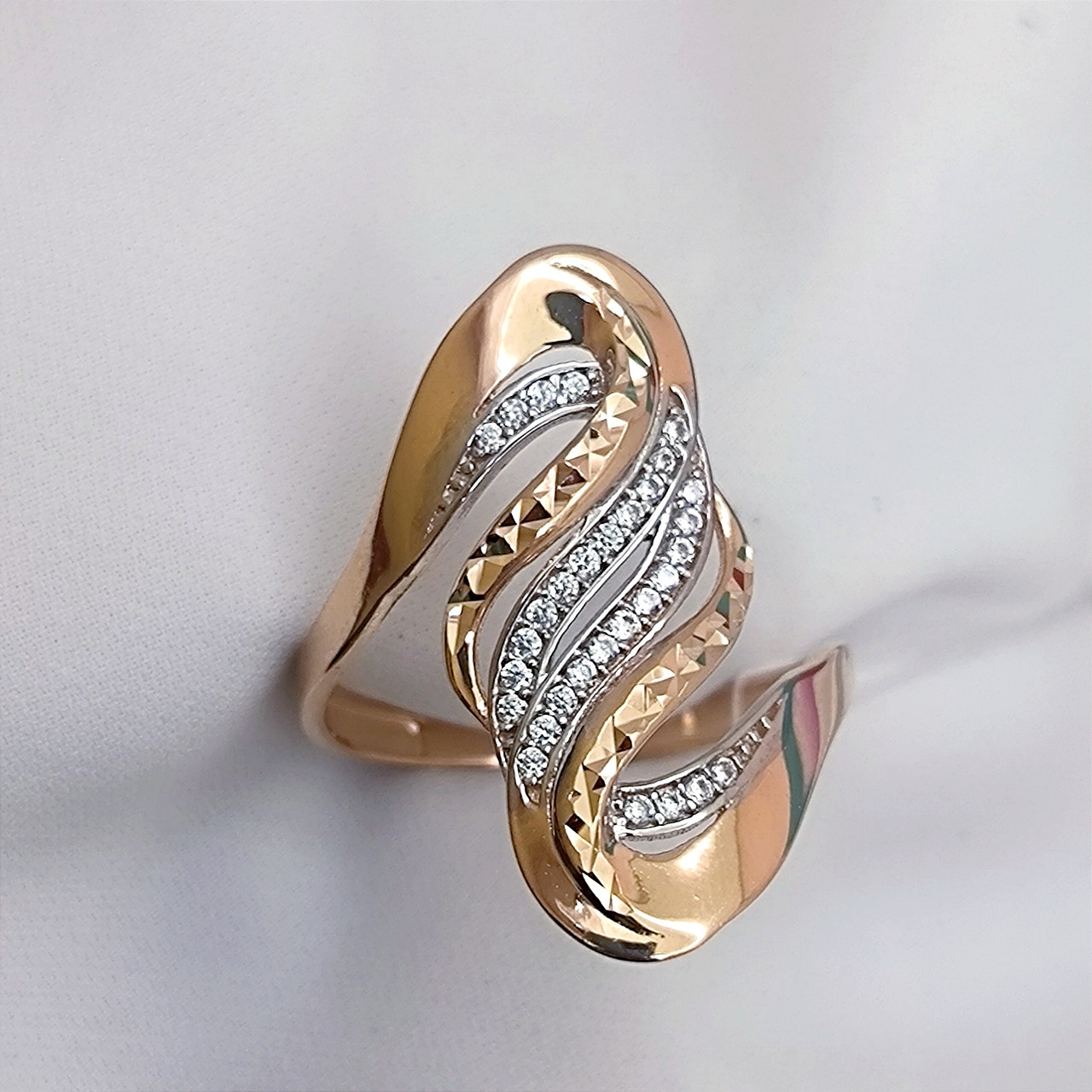 Золоте кільце 585 проби Ukr-gold.com