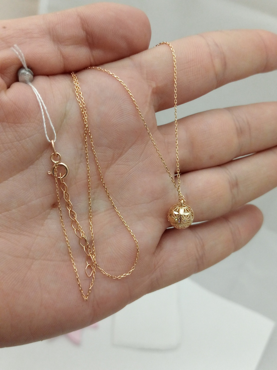 Золотое кольє шар ukr-Gold - Зображення 5