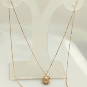 Золотое кольє шар ukr-Gold