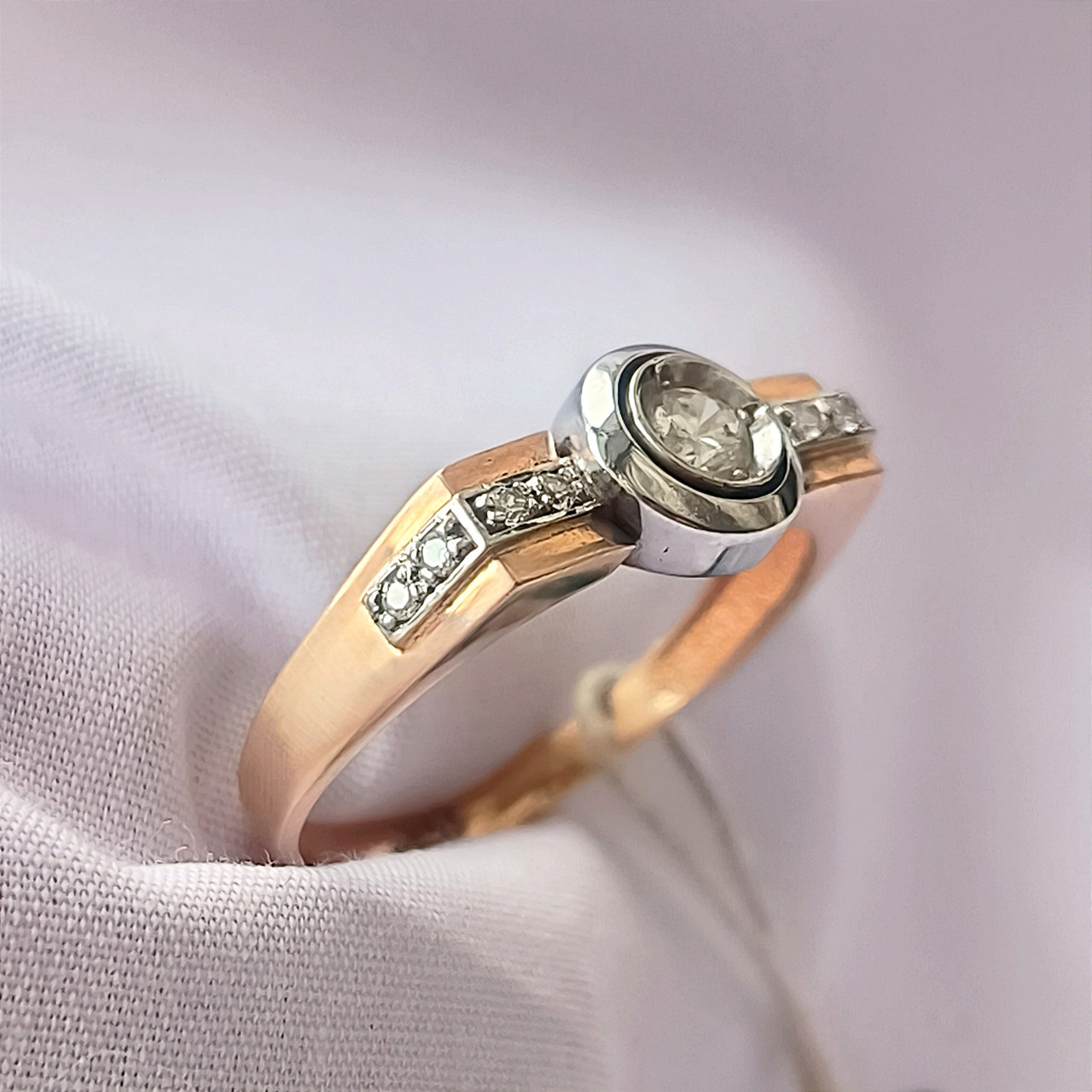 Чоловічий золотий персень 585 проби Ukr-gold.com - Зображення 4