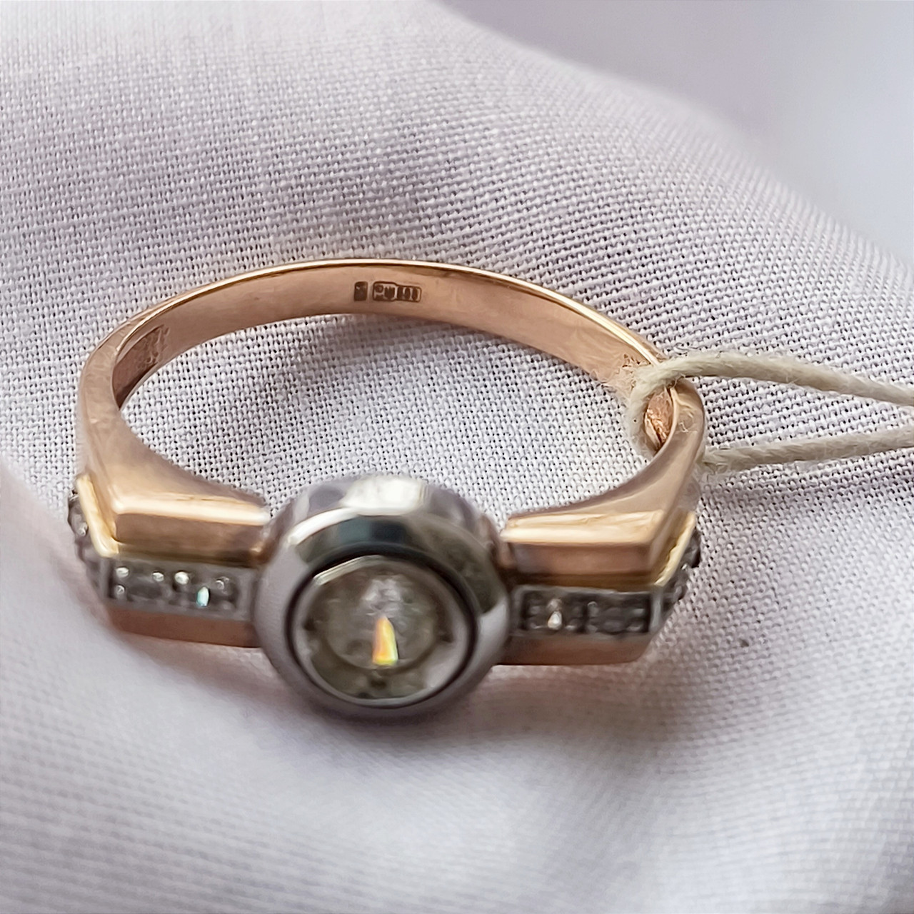 Чоловічий золотий персень 585 проби Ukr-gold.com - Зображення 3