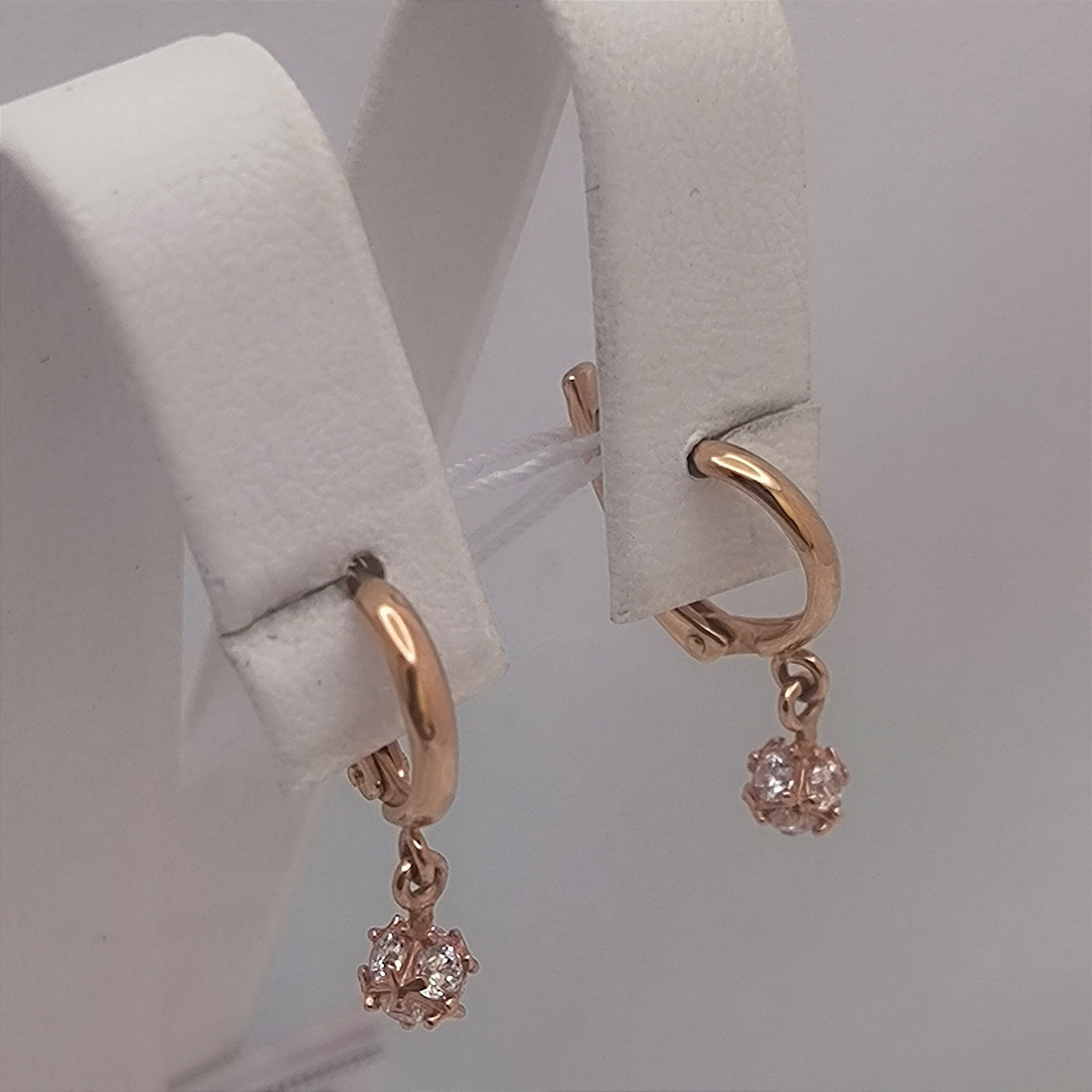 Золоті сережки 585 проби Ukr-gold.com - Зображення 4