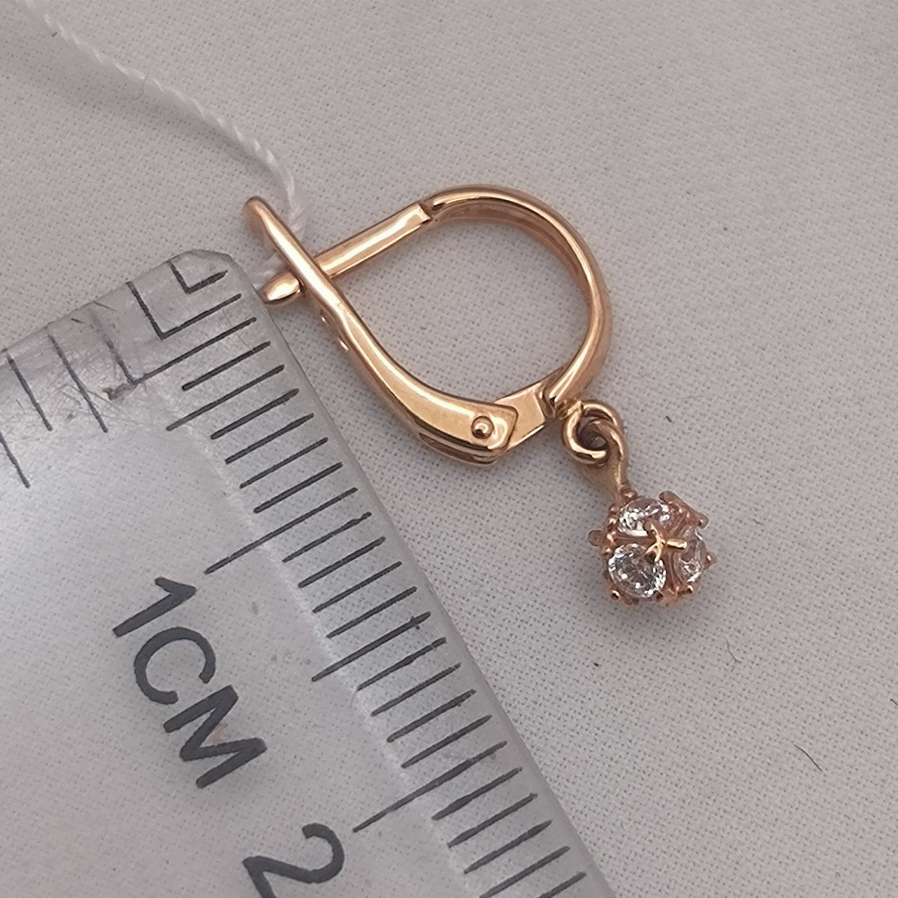 Золоті сережки 585 проби Ukr-gold.com - Зображення 2