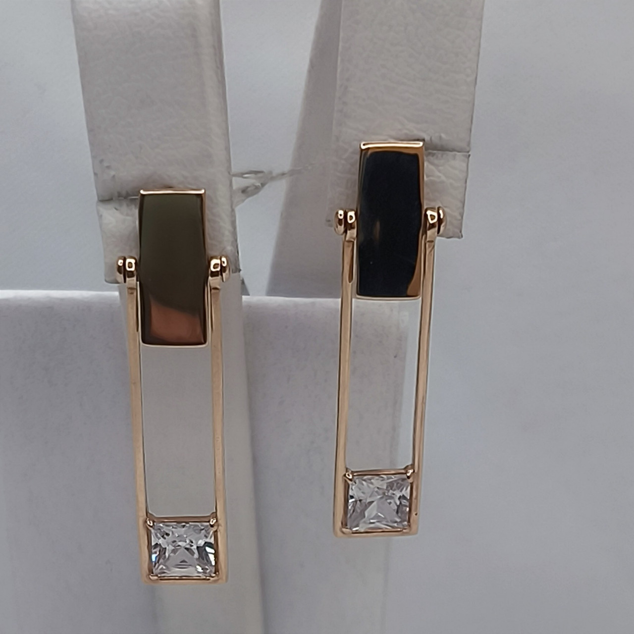 Золоті сережки 585 проби - Зображення 6