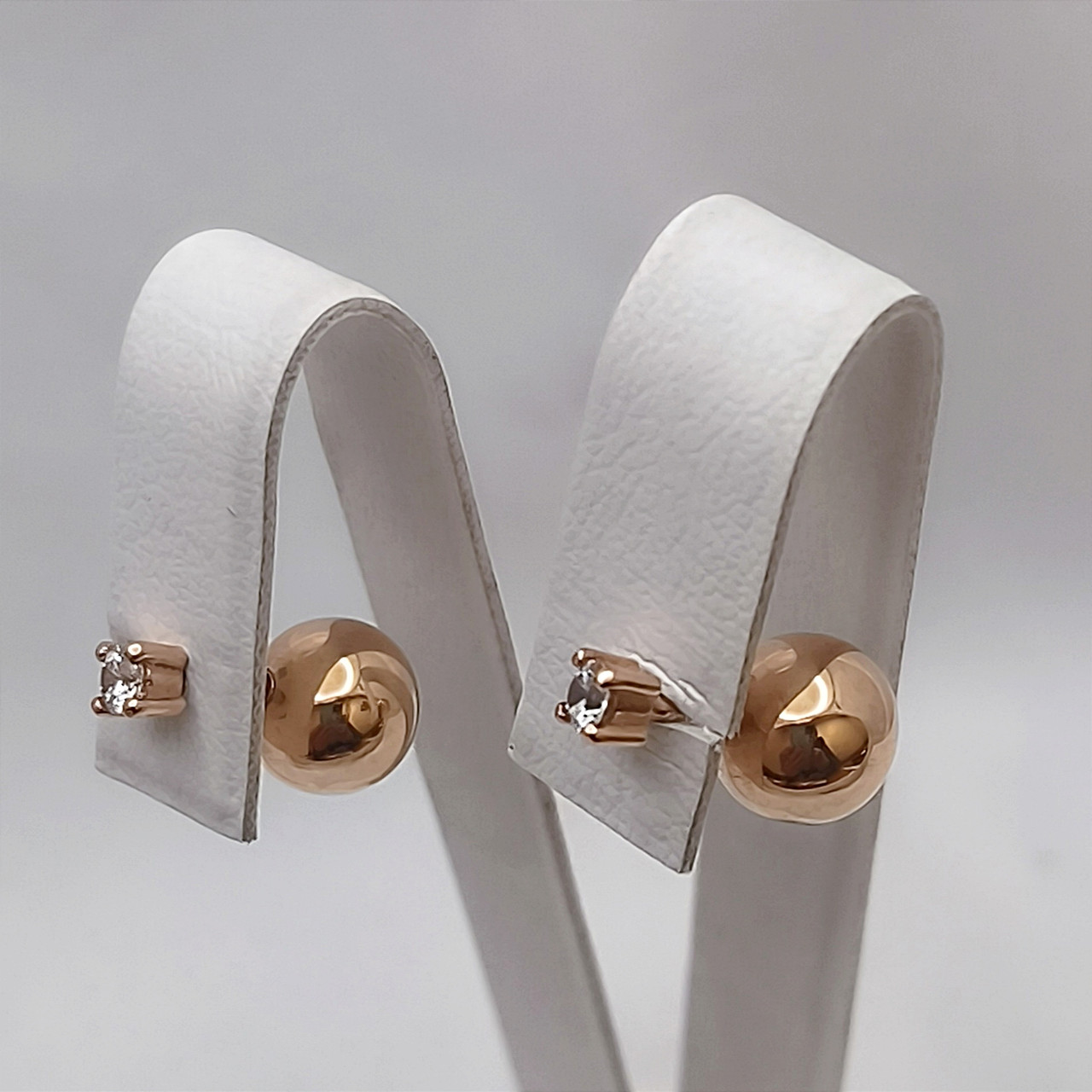 Золоті сережки кульками Діор, золоті сережки трансформери золоті сережки куля