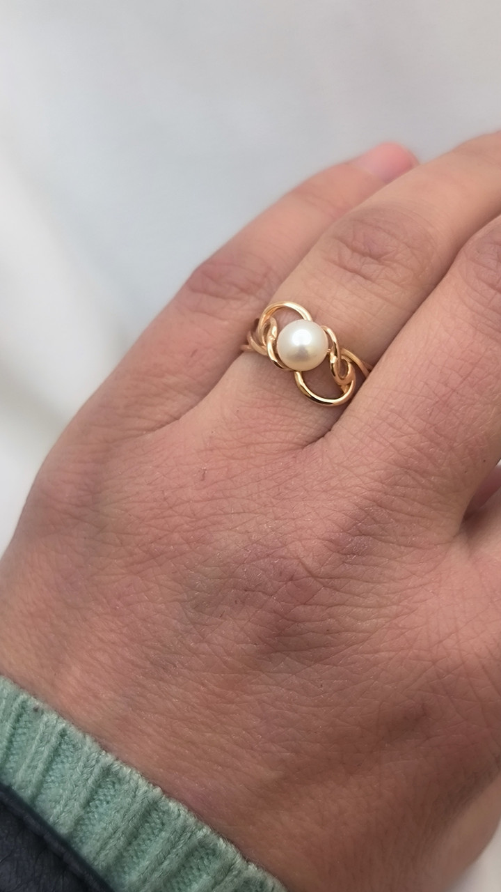 Золоте кільце 585 проби Ukr-gold.com - Зображення 3