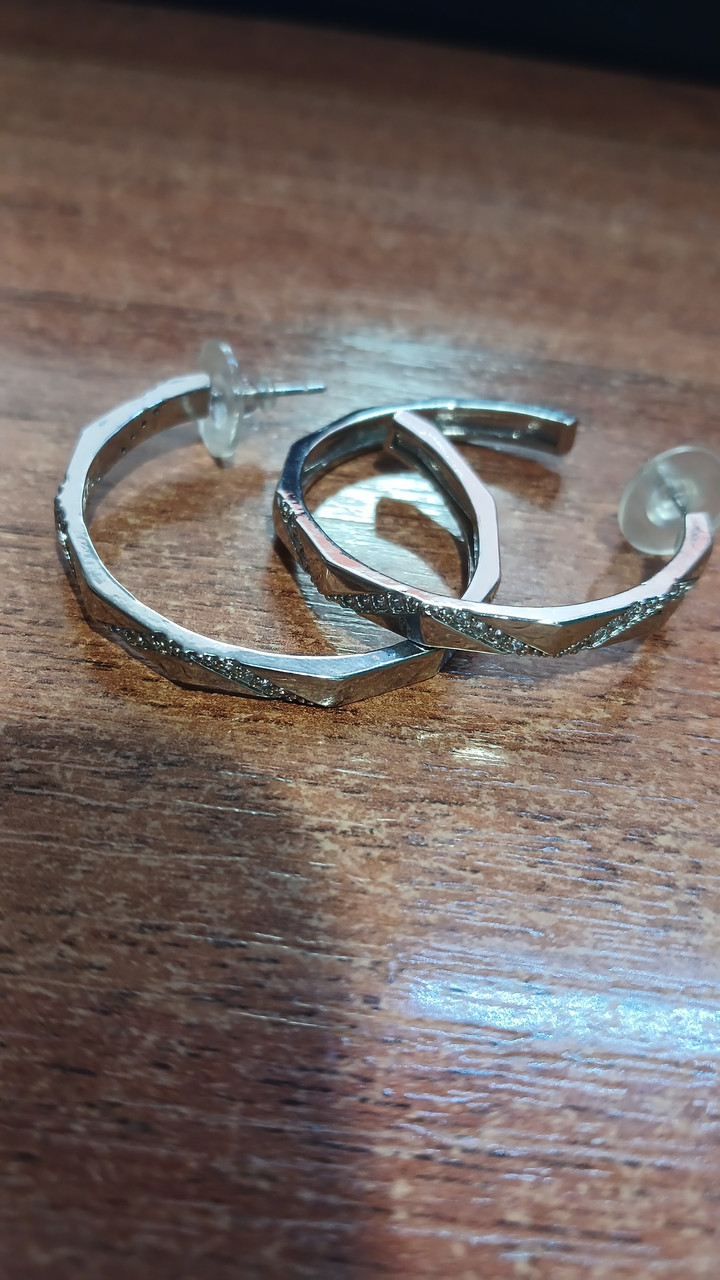 Сережки -кільця. - Зображення 2